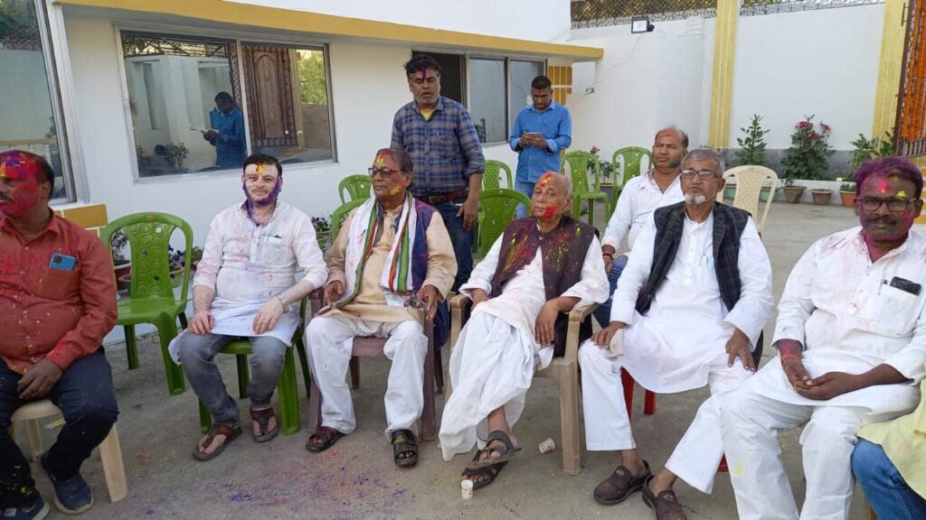 Holi Milan celebrations organized by various political parties and social organizations